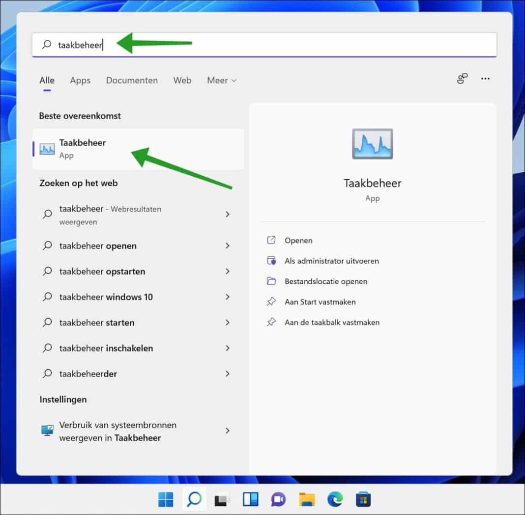 Taakbeheer Openen En Gebruiken In Windows 11 Of 10