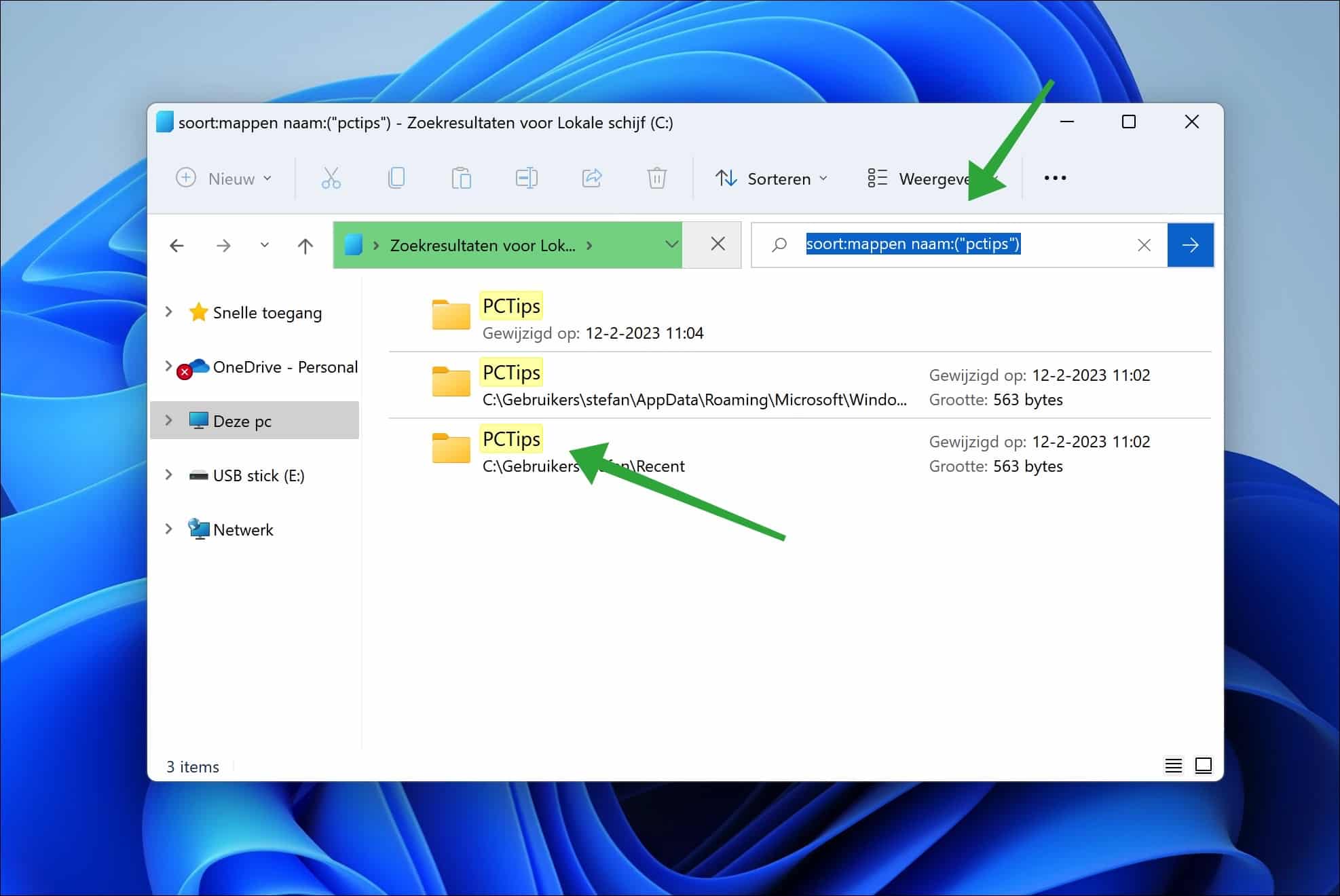 Specifieke Mappen Zoeken In Windows 11 Via Geavanceerd Zoeken