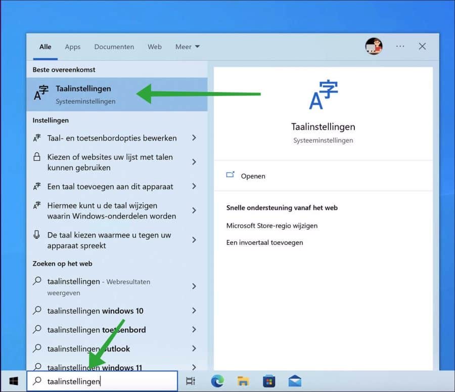 Windows 10 weergave taal veranderen? Zo simpel is
