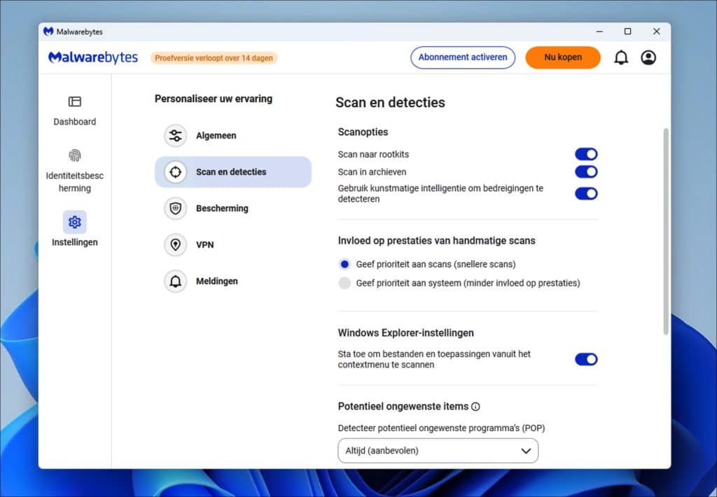 Gebruik kunstmatige intelligentie om bedreigingen te detecteren