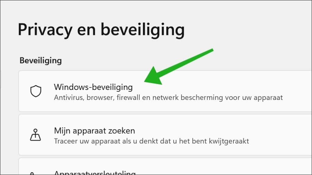 Windows-beveiliging