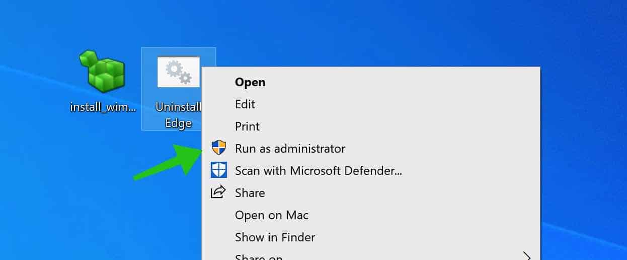 how to uninstall microsoft edge command prompt