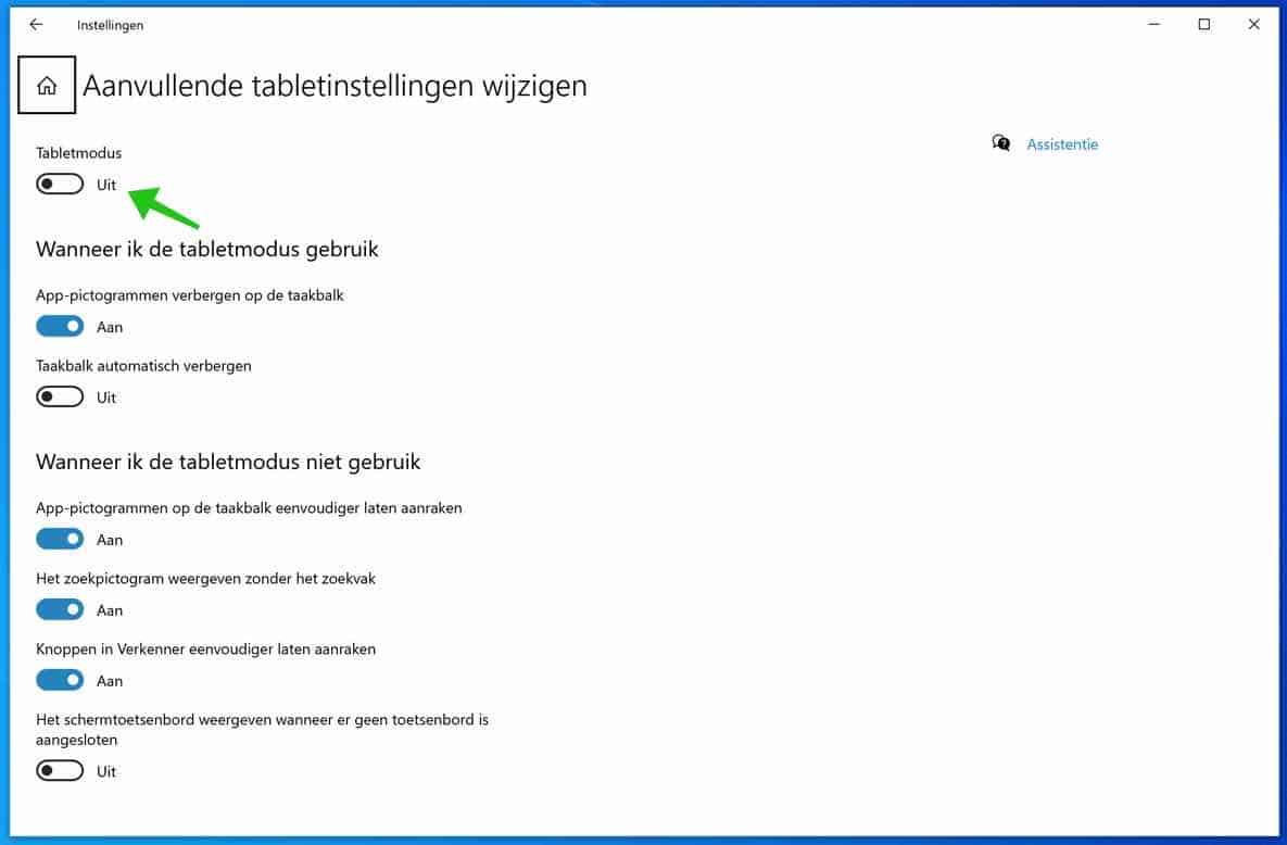 Plakken Onverbiddelijk consultant Windows 10 tablet modus, alle informatie over Tablet modus