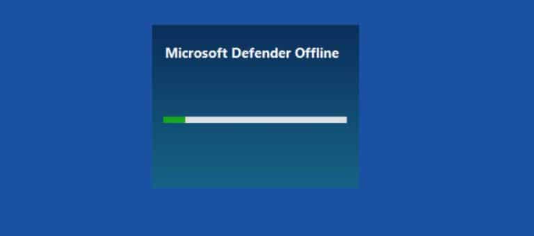 offline scan windows defender