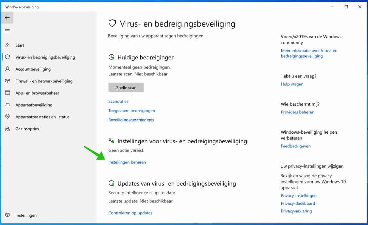 prachtig Hijgend Suri Windows Defender bescherming tijdelijk uitschakelen - PC-Tips.info