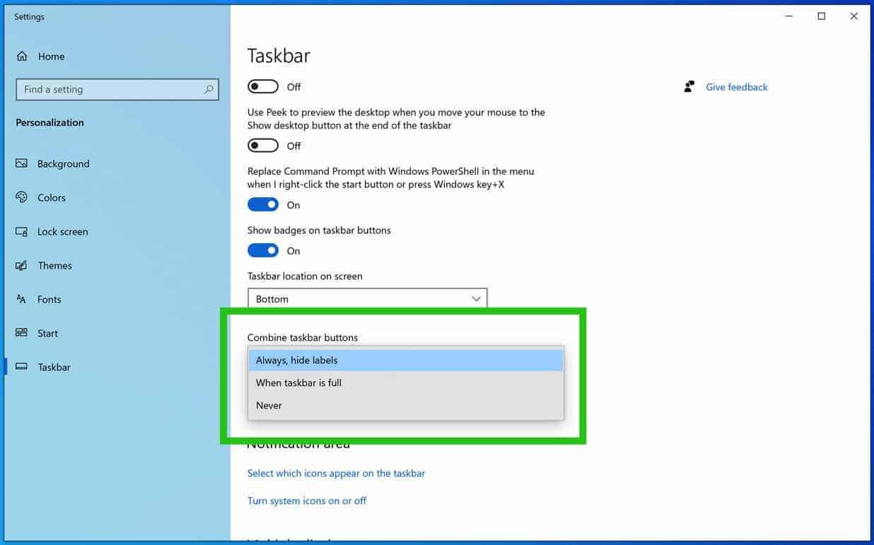 How To Show App Name Without Combining Icons In Windows 10 Taskbar Images