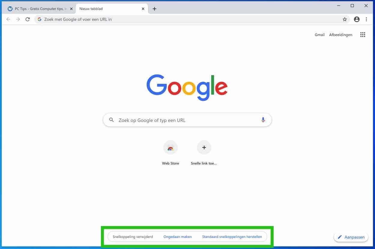 Kalmte pizza Wereldvenster 3 tips om de Google Chrome Nieuw tabblad pagina aan te passen