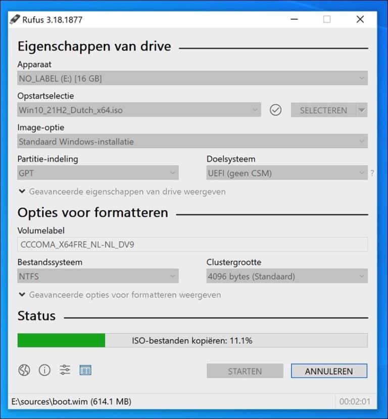 Windows Installeren Vanaf Usb Stap Voor Stap Instructie