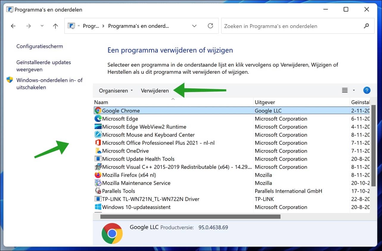 App of programma verwijderen in Windows 11 (5 Tips)