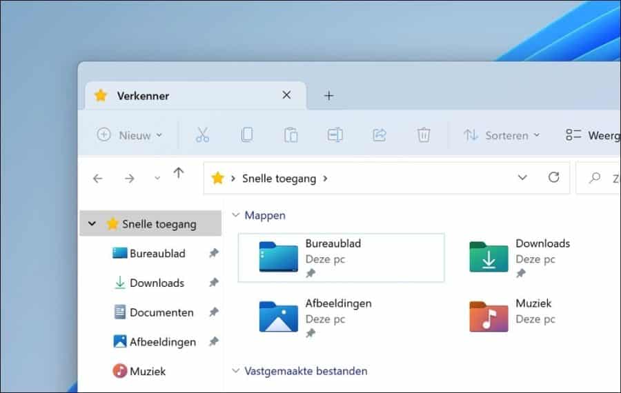 Tabbladen Inschakelen Voor Windows Verkenner In Windows 11