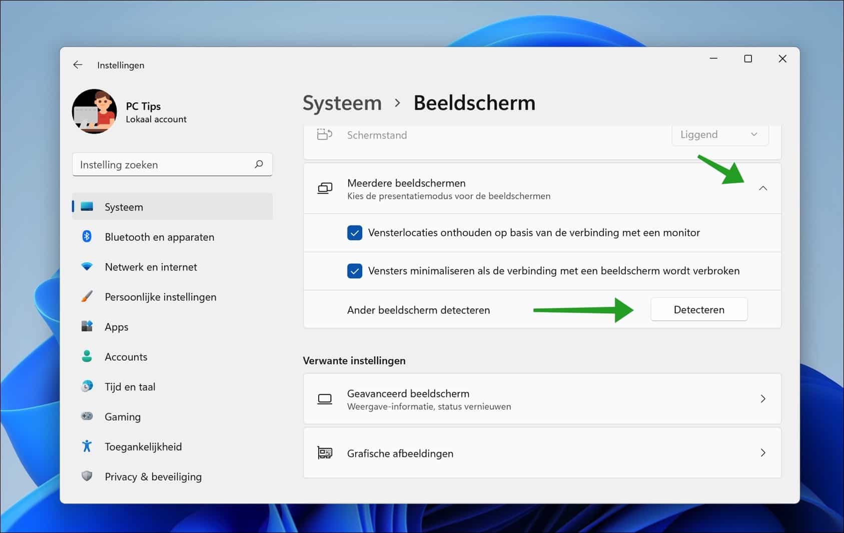 Tweede Monitor Wordt Niet Gedetecteerd In Windows