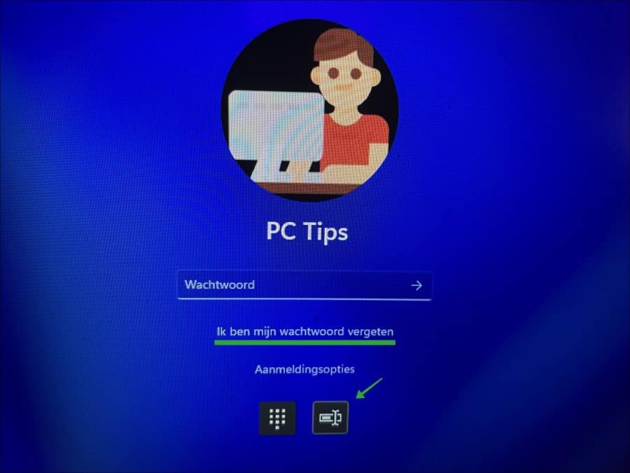 Ik ben mijn wachtwoord vergeten in Windows 11