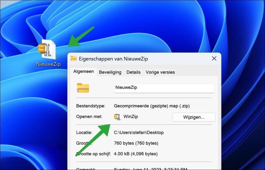 ZIP-bestanden openen met WinZip