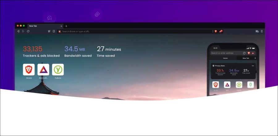 Brave browser voor Mac