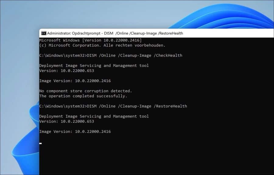 DISM uitvoeren