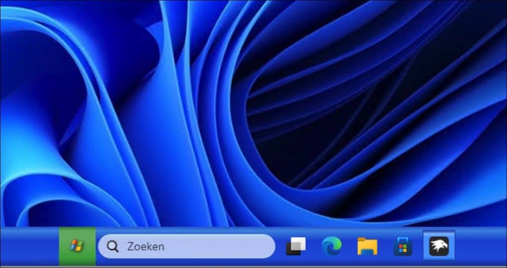 WinXP thema voor de taakbalk in Windows 11