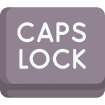 CAPS-lock toets uitschakelen in Windows 11 of 10