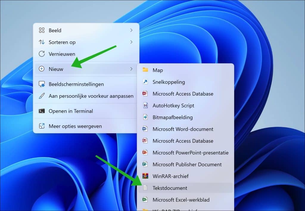 nieuw tekstdocument