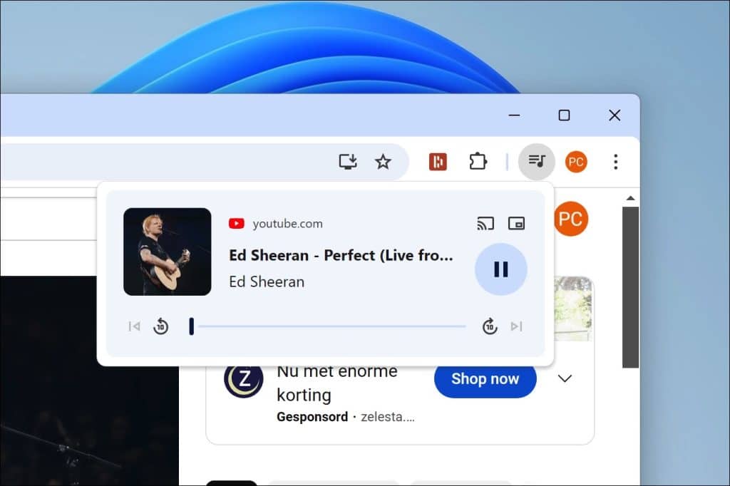 Beheer Audio en Video in Chrome