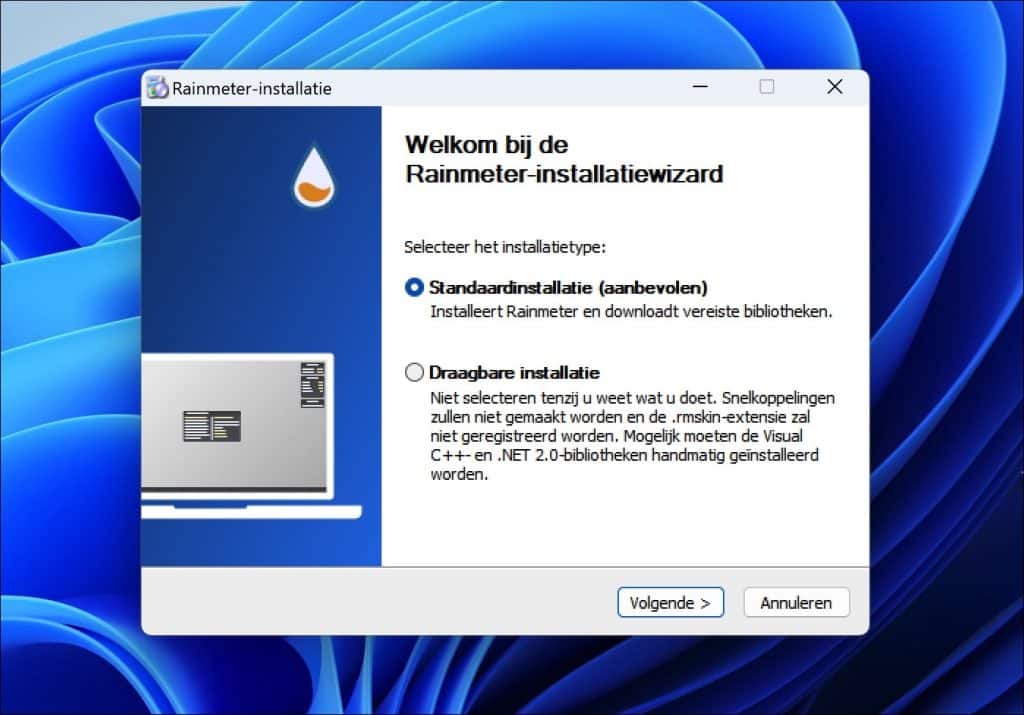 Rainmeter installeren