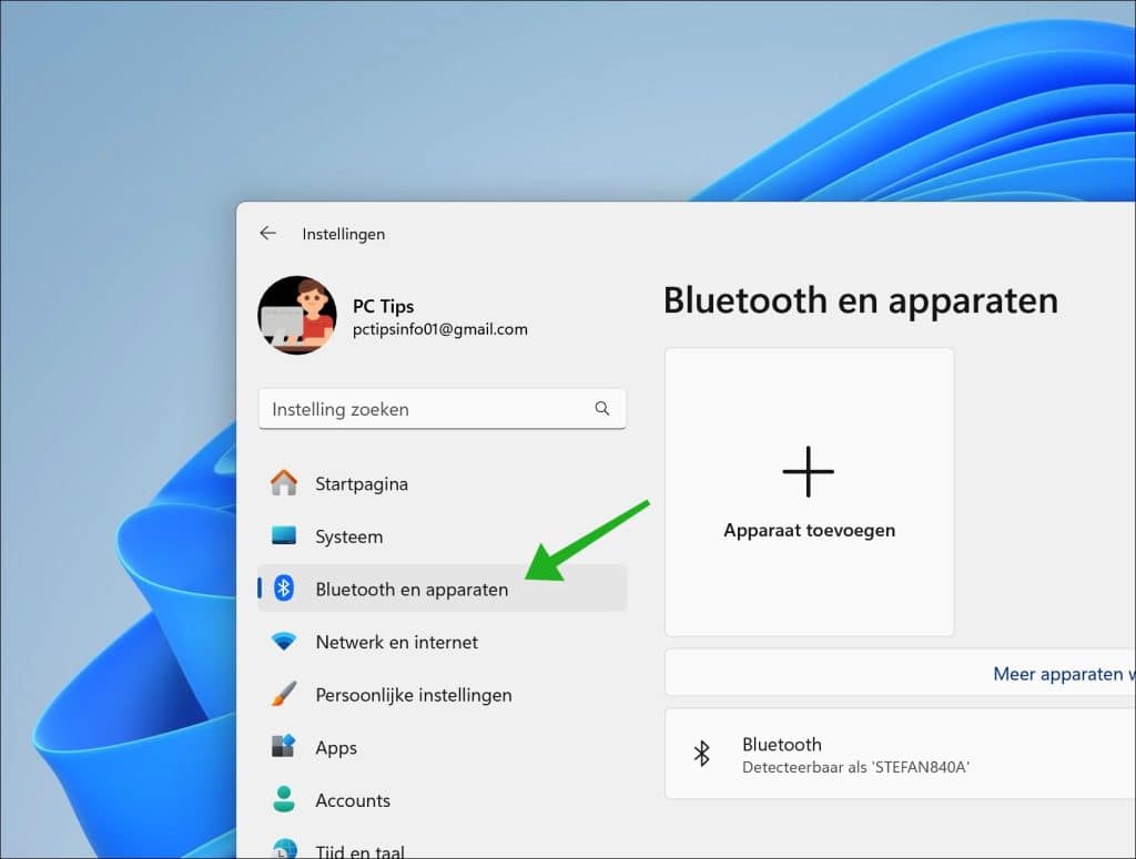 Bluetooth en apparaten