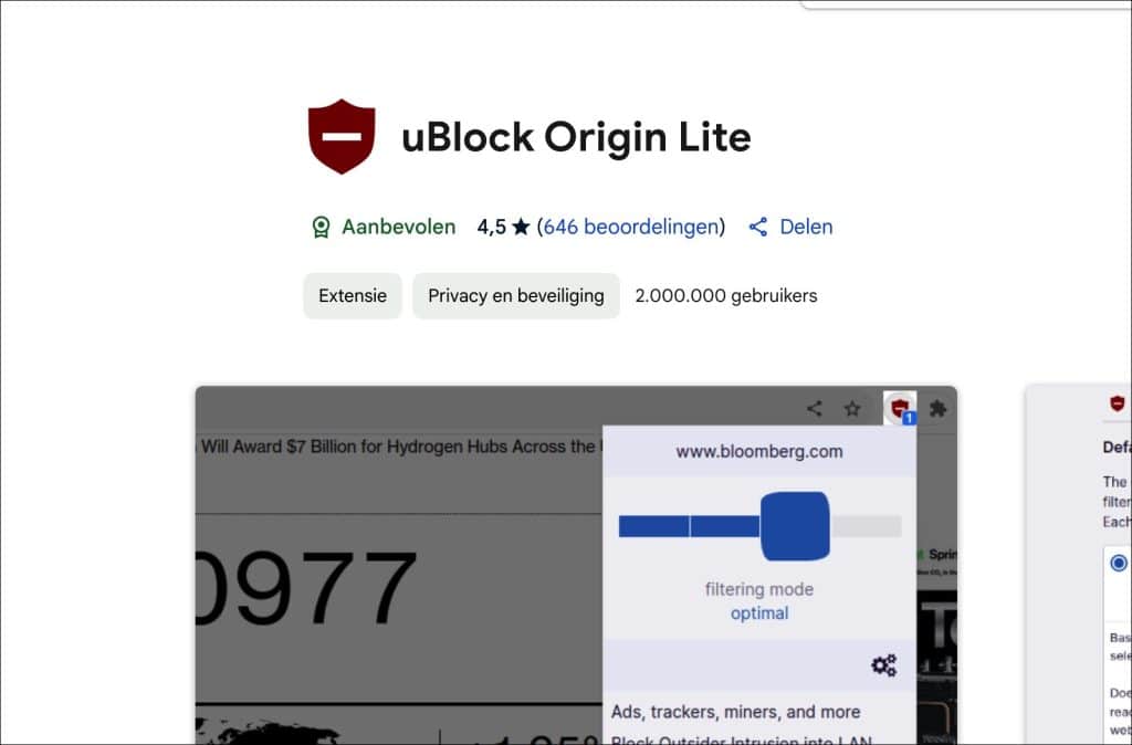 uBlock Origin Lite